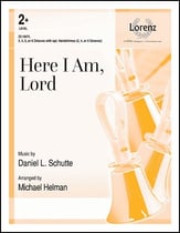 Here I Am, Lord Handbell sheet music cover